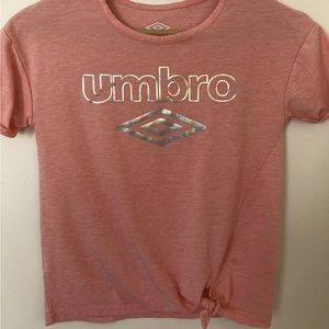 Pink Umbro t-shirt